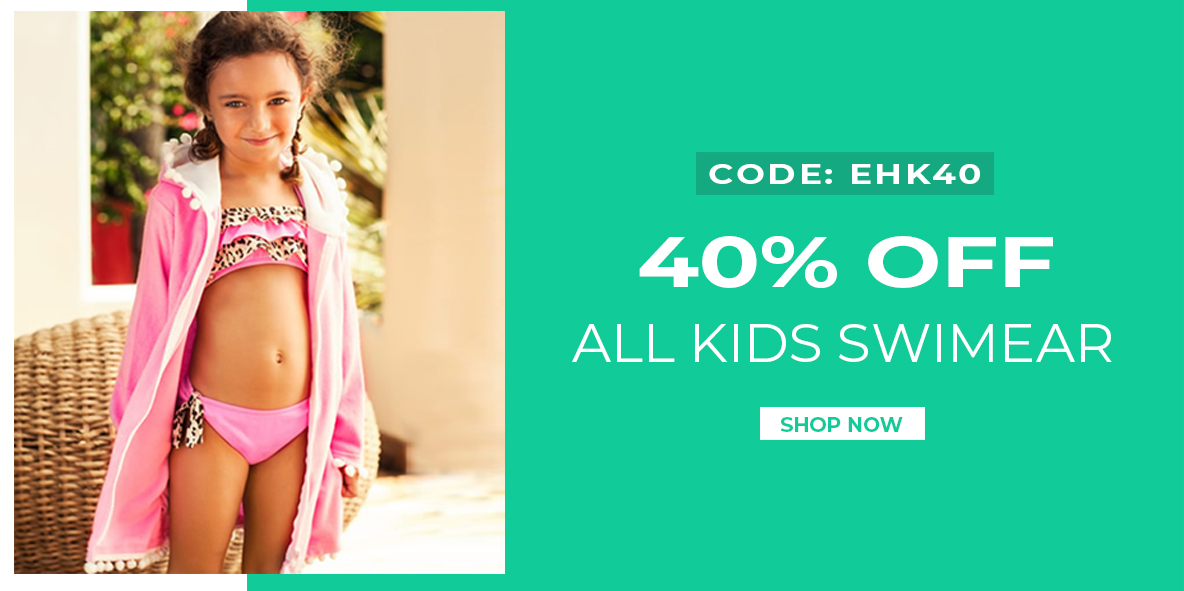40% off all Kids swimwear