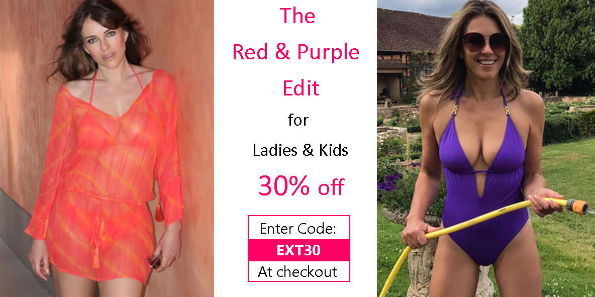 30% Off The Red & Purple Edit