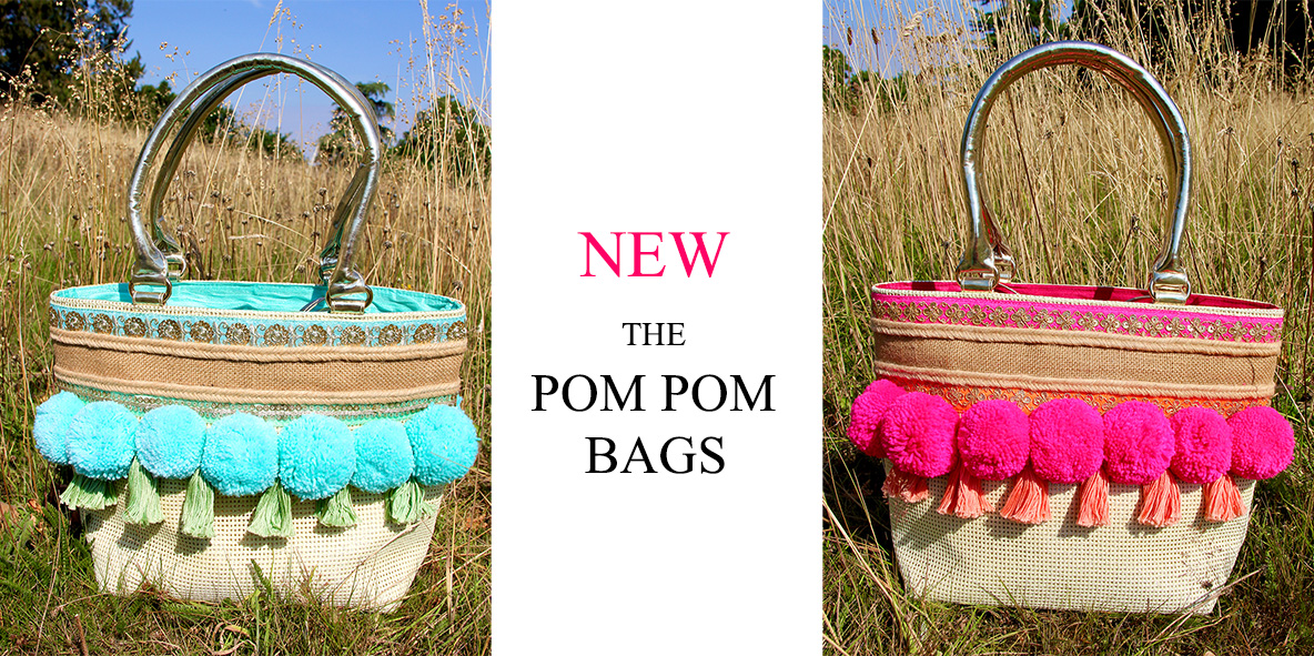 The pom pom bags have arrived