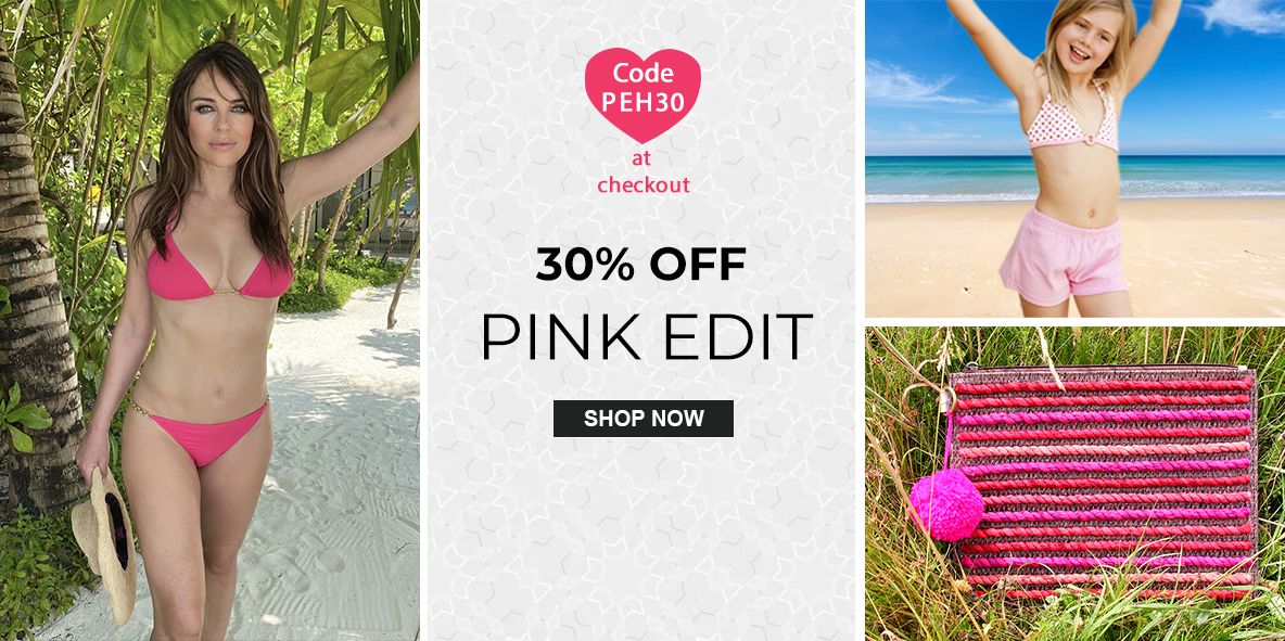 30% off the Pink Edit