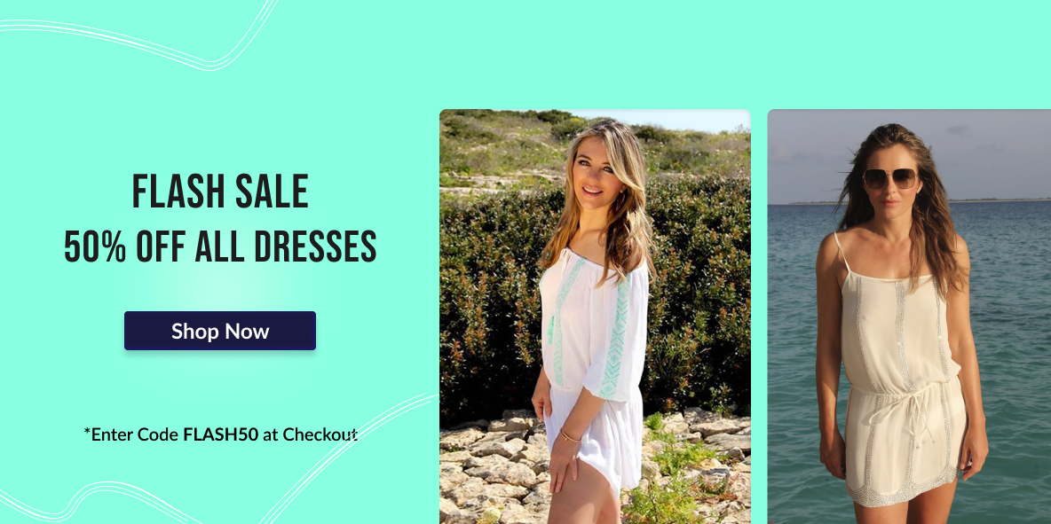 Flash Sale: 50% off all Dresses