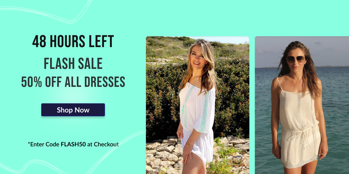 Flash Sale: 50% off all Dresses