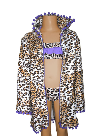 Cheetah Lilac Bikini