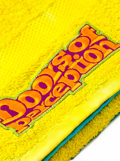 Fluro Rainbow Beach Towel