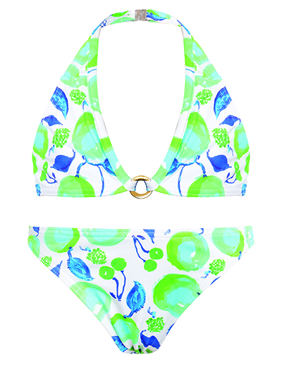 Cherries Aqua Bikini