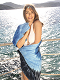 Blue Wave Beach Towel