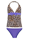 Cheetah Lilac Tankini Set